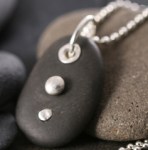 2-Drops Pebble Pendant